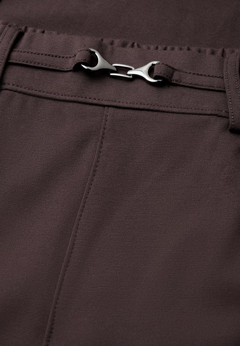 High Waist Straight Leg Hose im Casual Fit