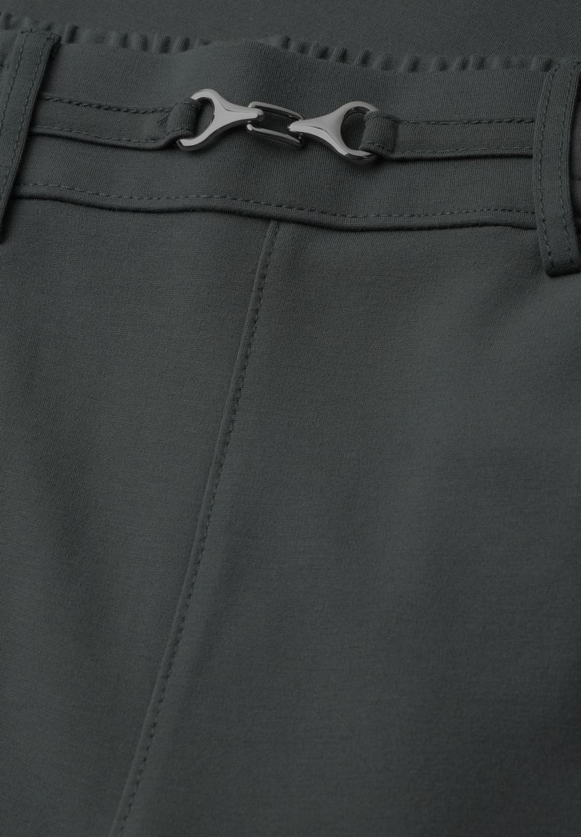 High Waist Straight Leg Hose im Casual Fit