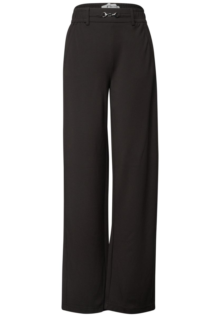 High Waist Straight Leg Hose im Casual Fit