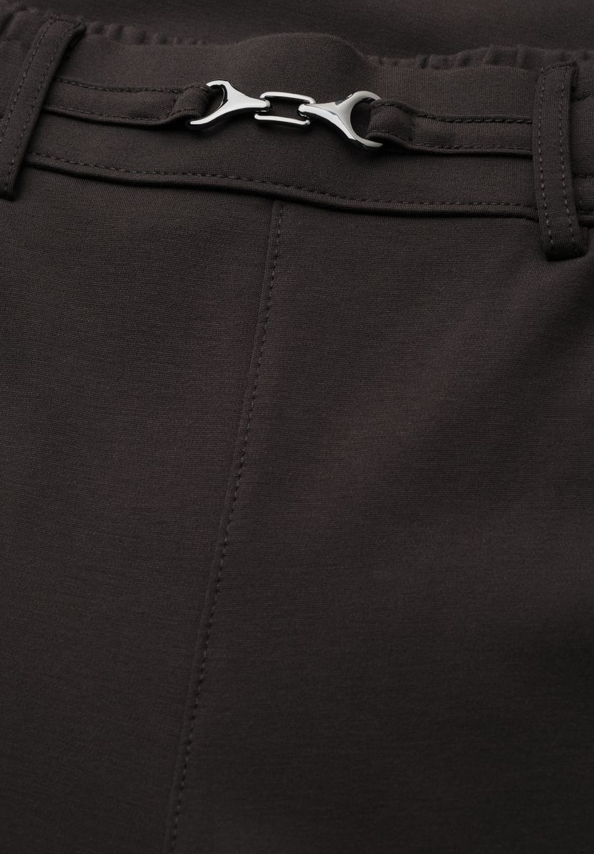 High Waist Straight Leg Hose im Casual Fit