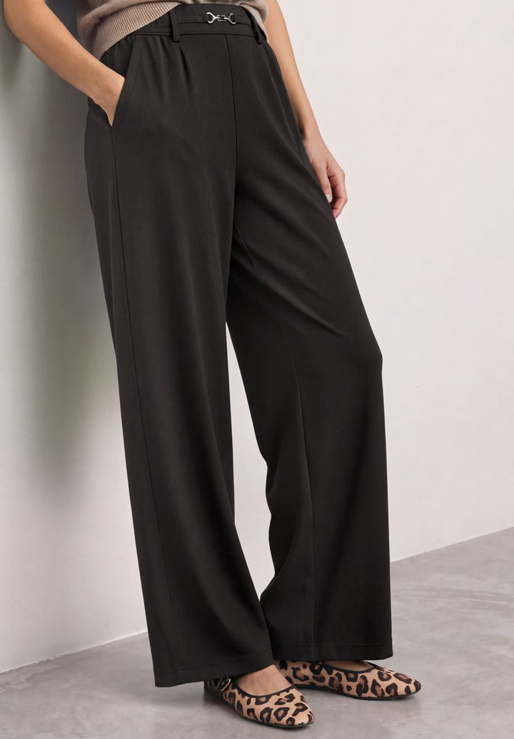 High Waist Straight Leg Hose im Casual Fit