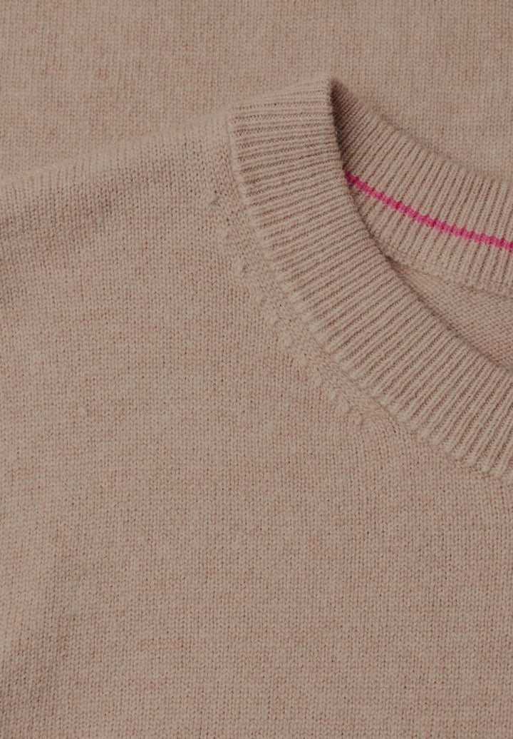 Pullover in Unifarbe mit Rundhals