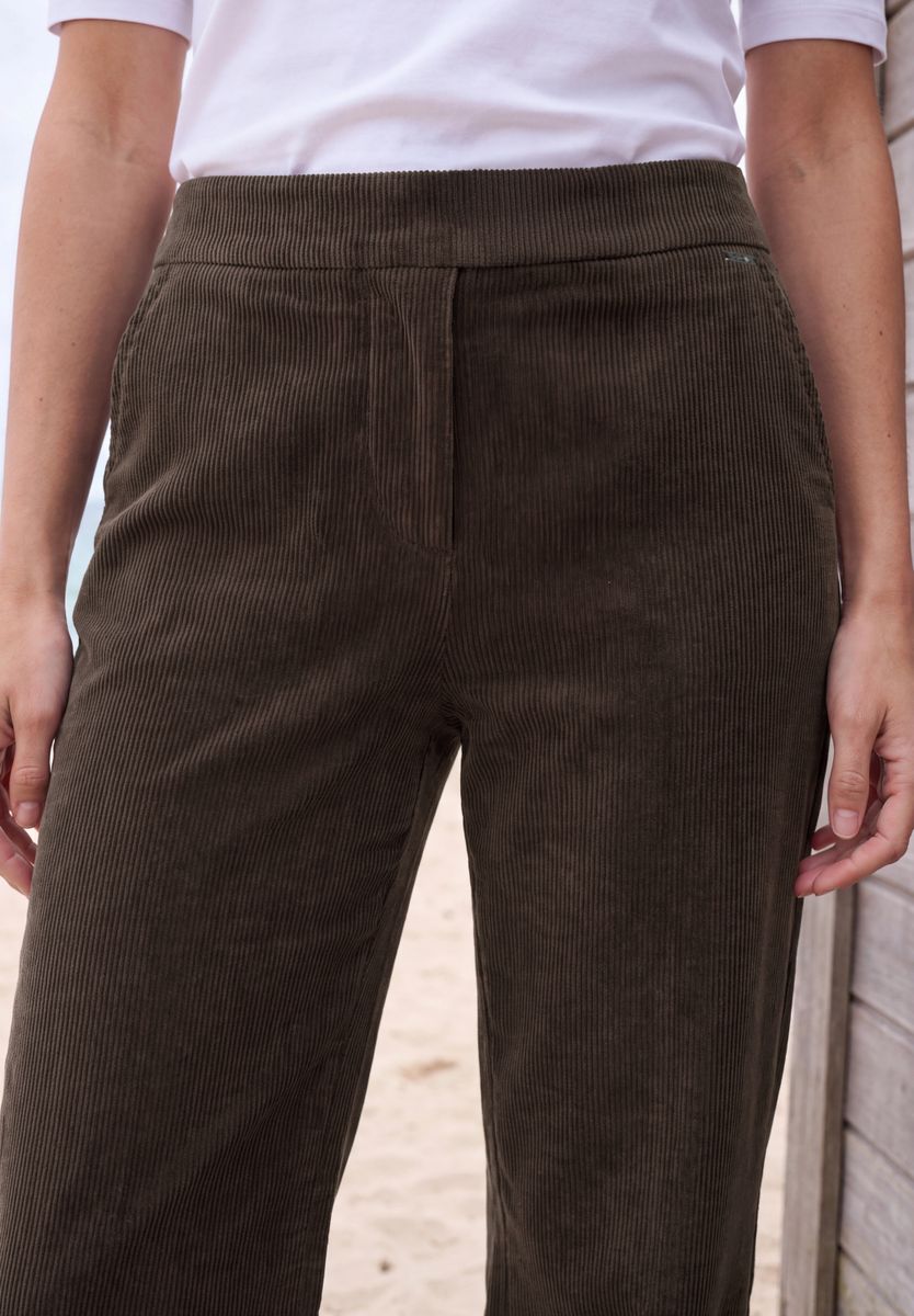 High Waist Straight Leg Hose im Loose Fit
