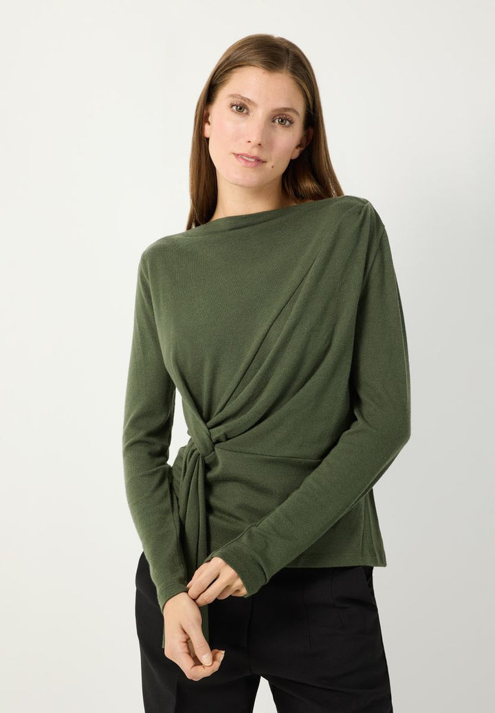 T-Shirt mit Knot-Detail
