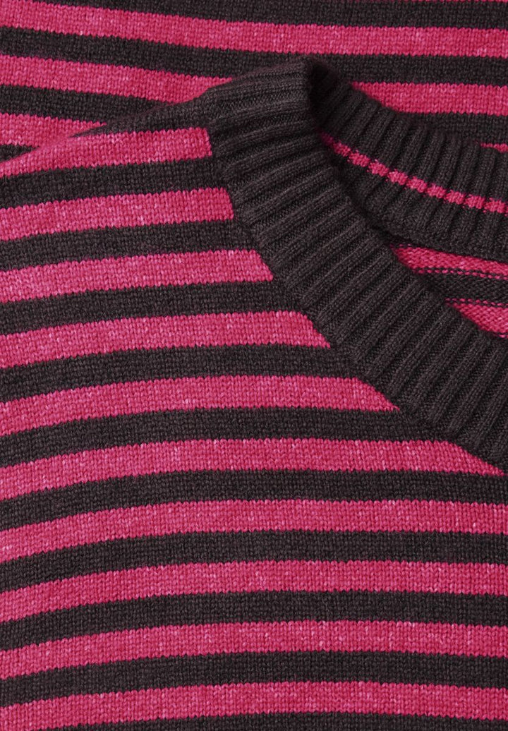 Pullover mit Rundhals und Streifen