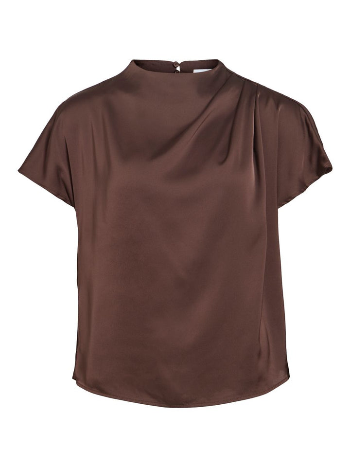 VIELMINA FUNNEL NECK S/S TOP/1