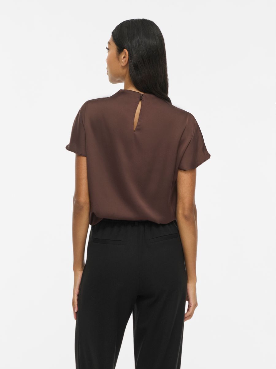 VIELMINA FUNNEL NECK S/S TOP/1