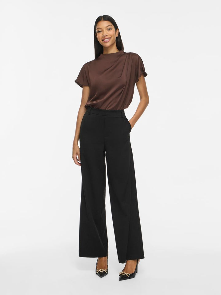 VIELMINA FUNNEL NECK S/S TOP/1
