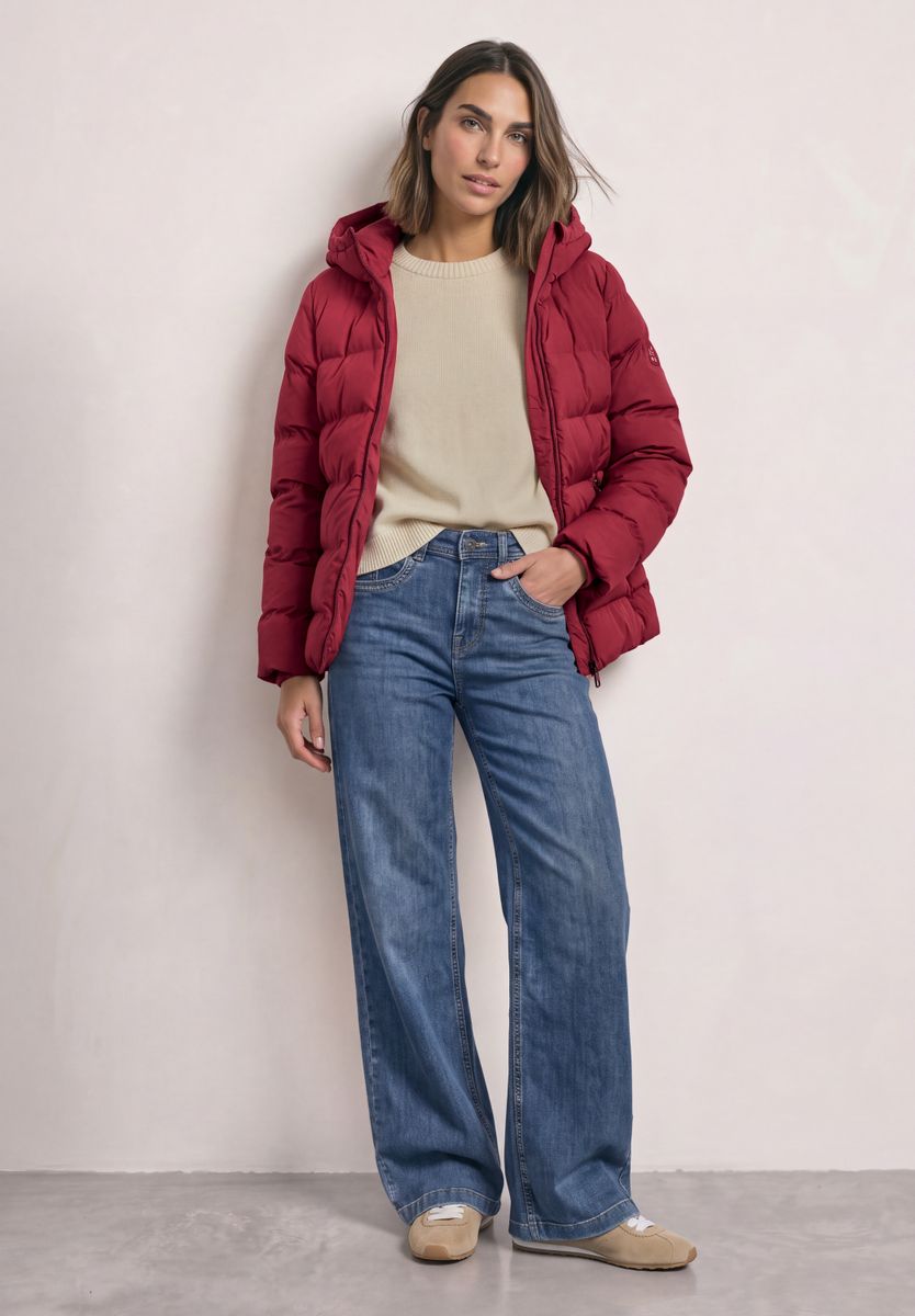 Kurze Jacke im Stepp-Look