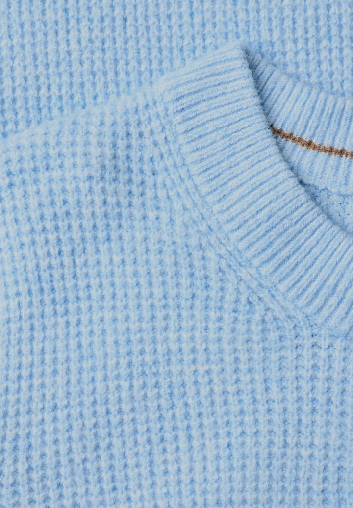 Pullover mit Rundhals und Struktur