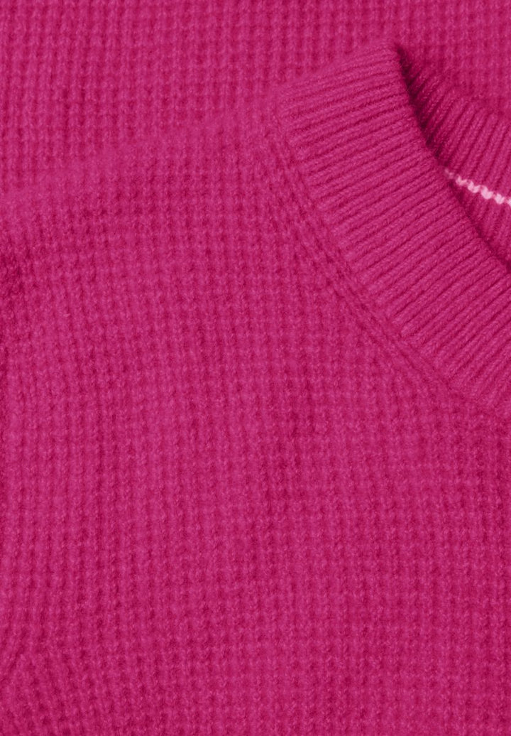 Pullover mit Rundhals und Struktur