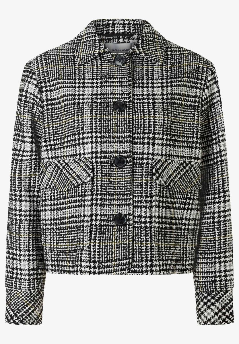 Jacke mit Glencheck-Karo