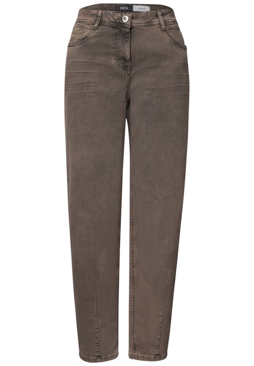 High Waist Barrel Leg Jeans im Loose Fit