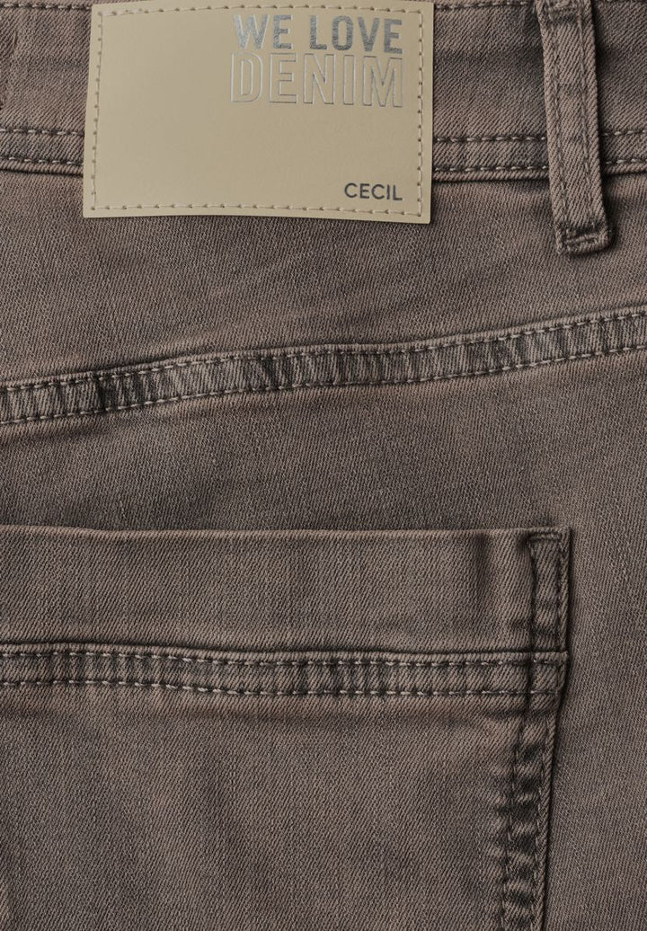 High Waist Barrel Leg Jeans im Loose Fit