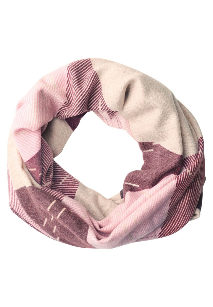 Loop-Schal mit Argyle-Muster