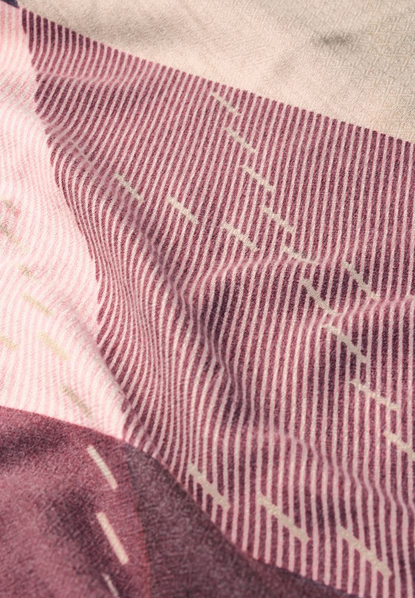 Loop-Schal mit Argyle-Muster