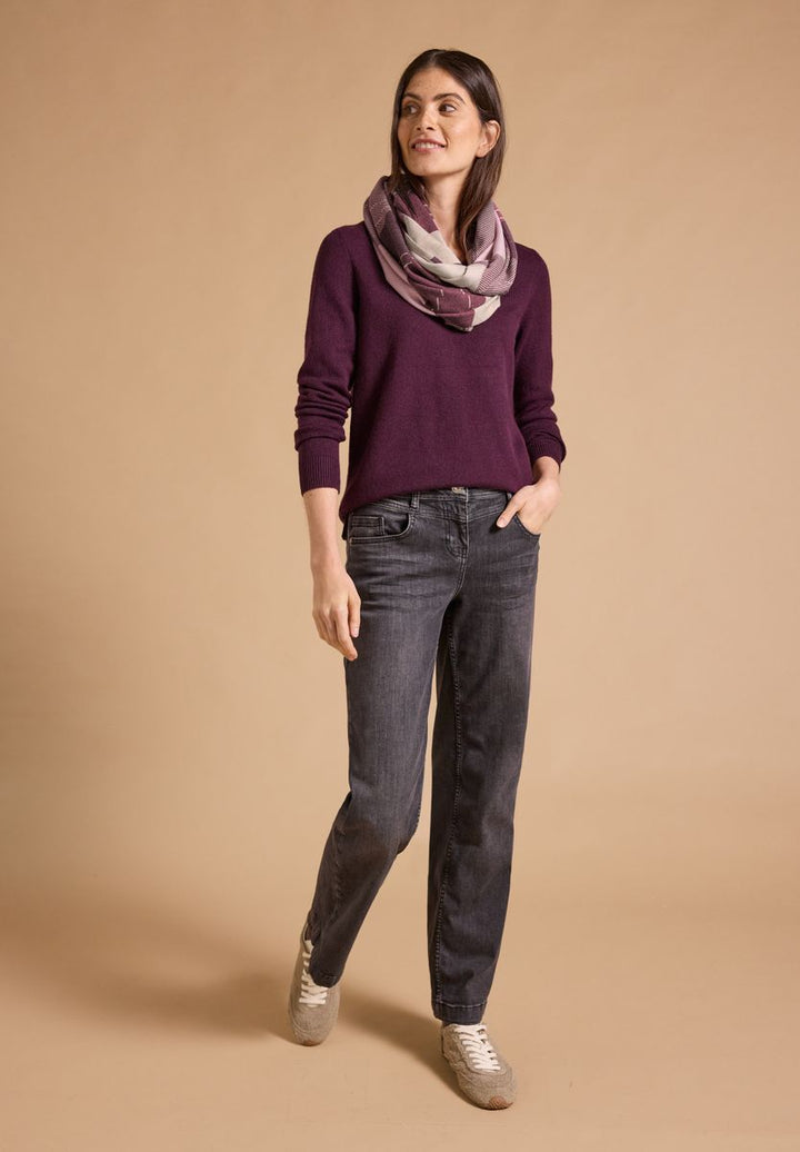 Loop-Schal mit Argyle-Muster