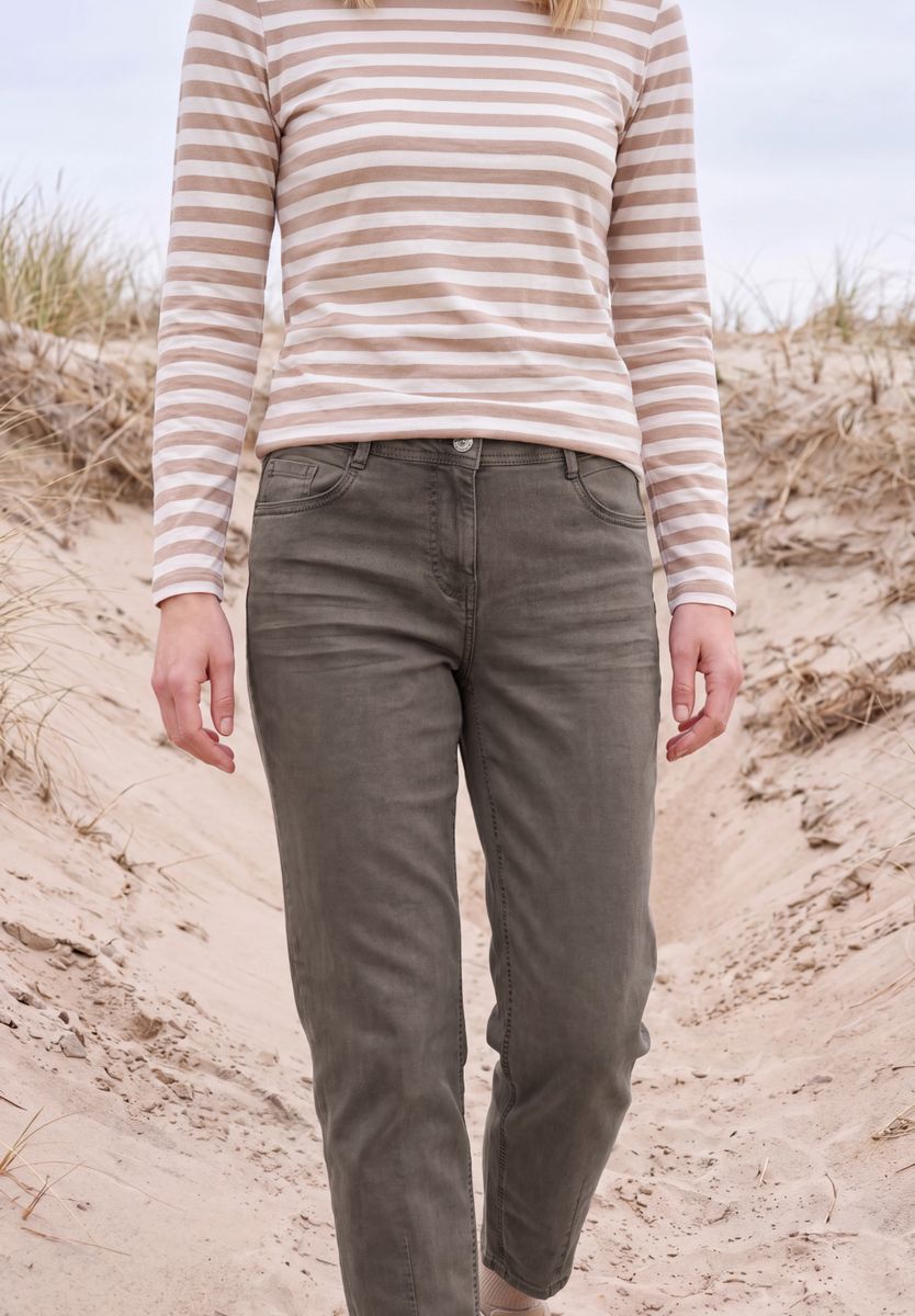 High Waist Barrel Leg Jeans im Loose Fit
