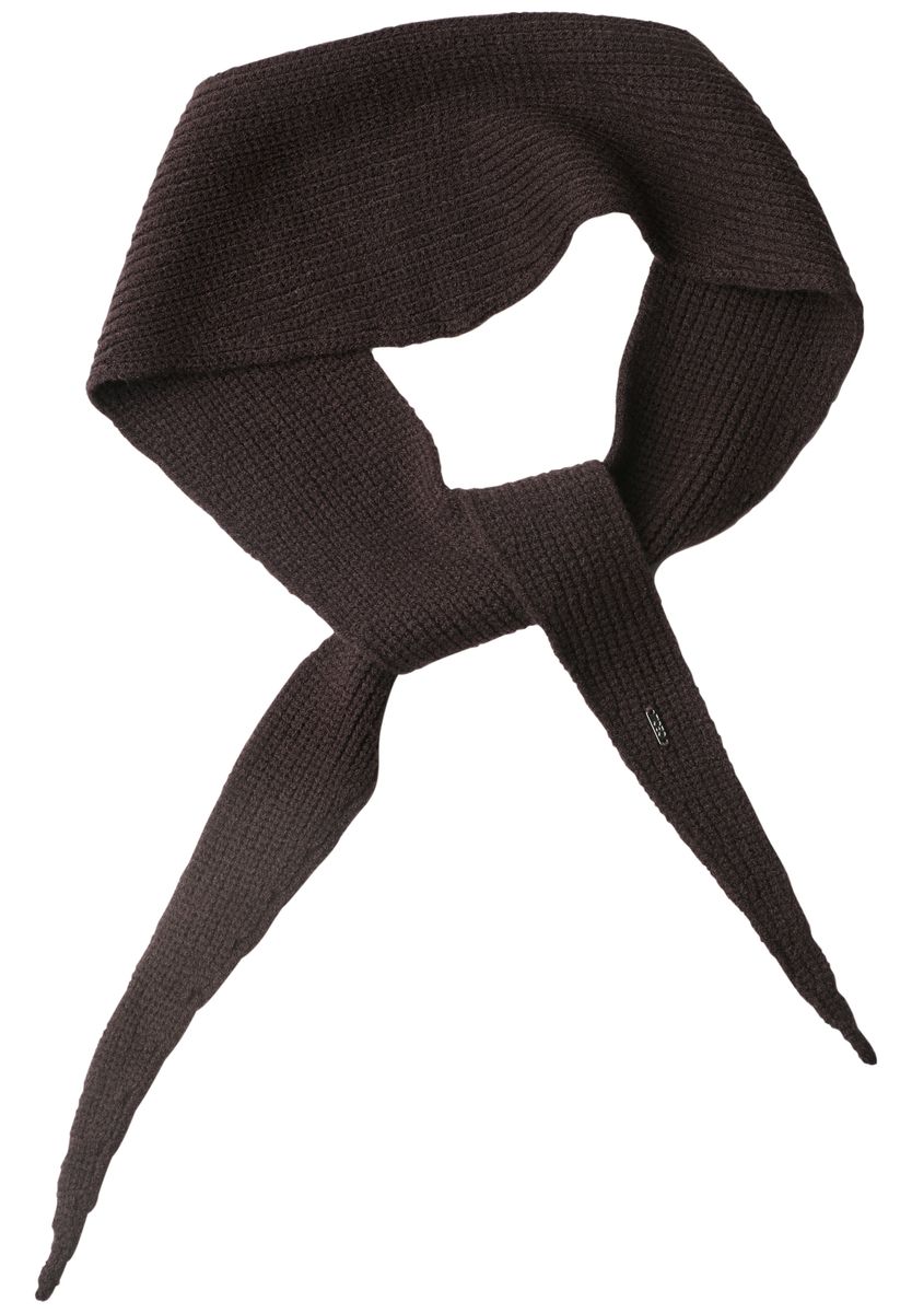 Strickschal in Unifarbe