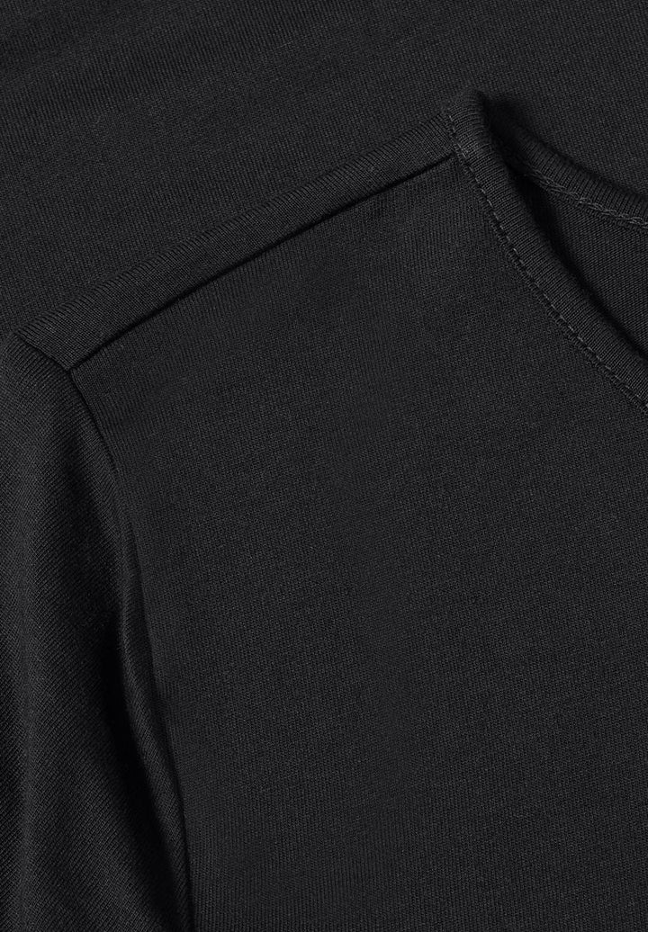 Langarm Shirt mit Rundhals und Spitze