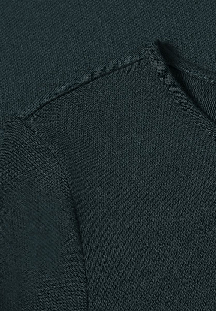Langarm Shirt mit Rundhals und Spitze