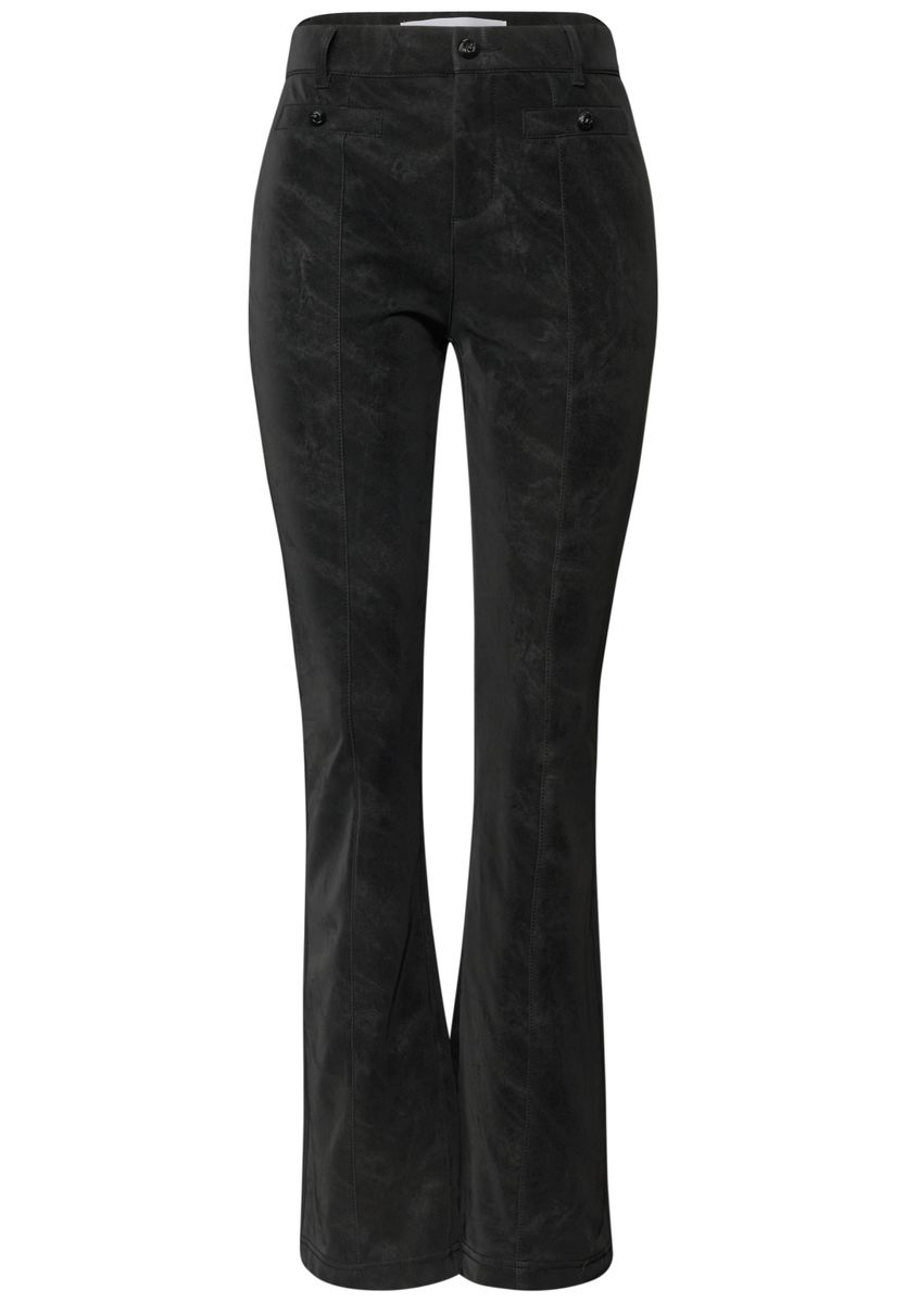 High Waist Bootcut Hose im Slim Fit