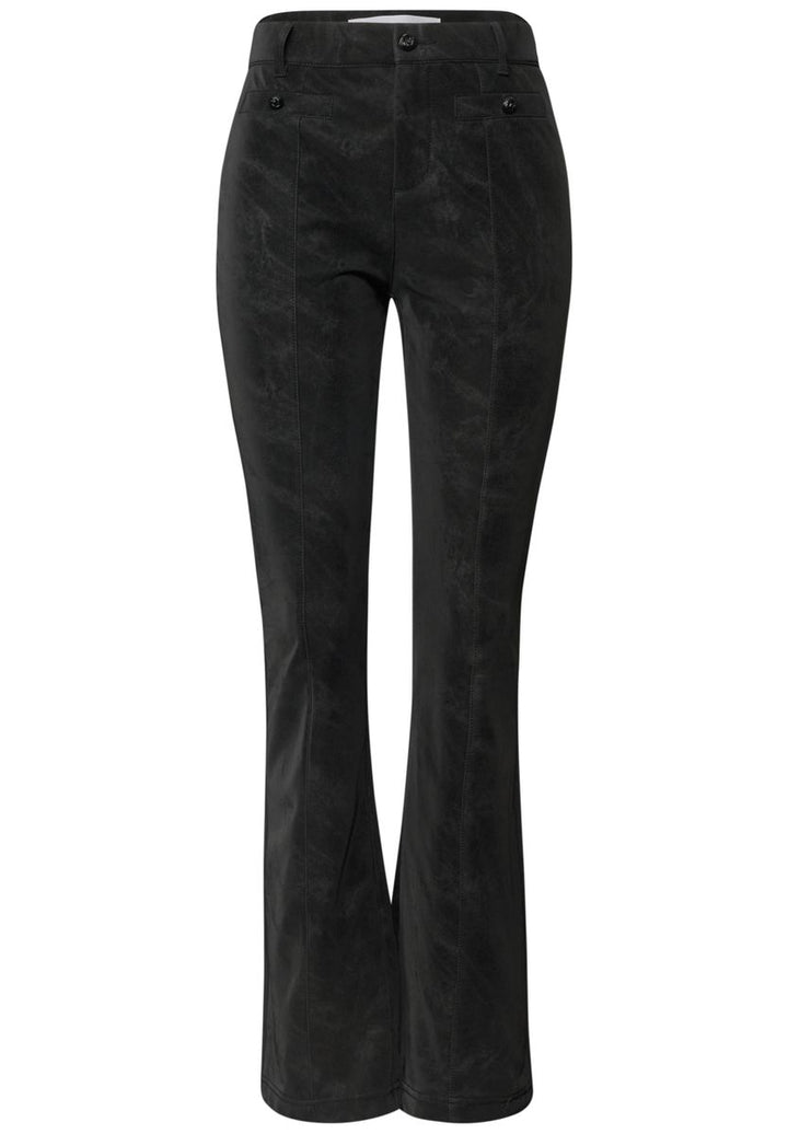 High Waist Bootcut Hose im Slim Fit
