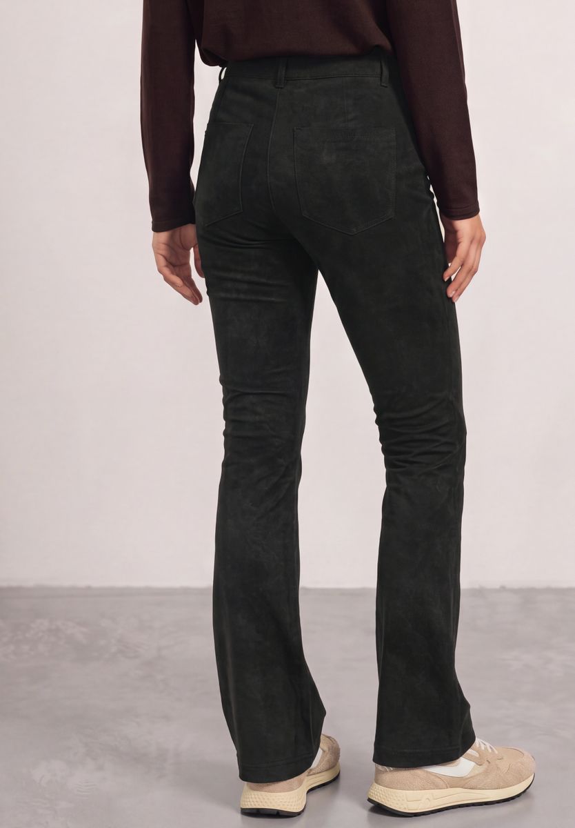 High Waist Bootcut Hose im Slim Fit