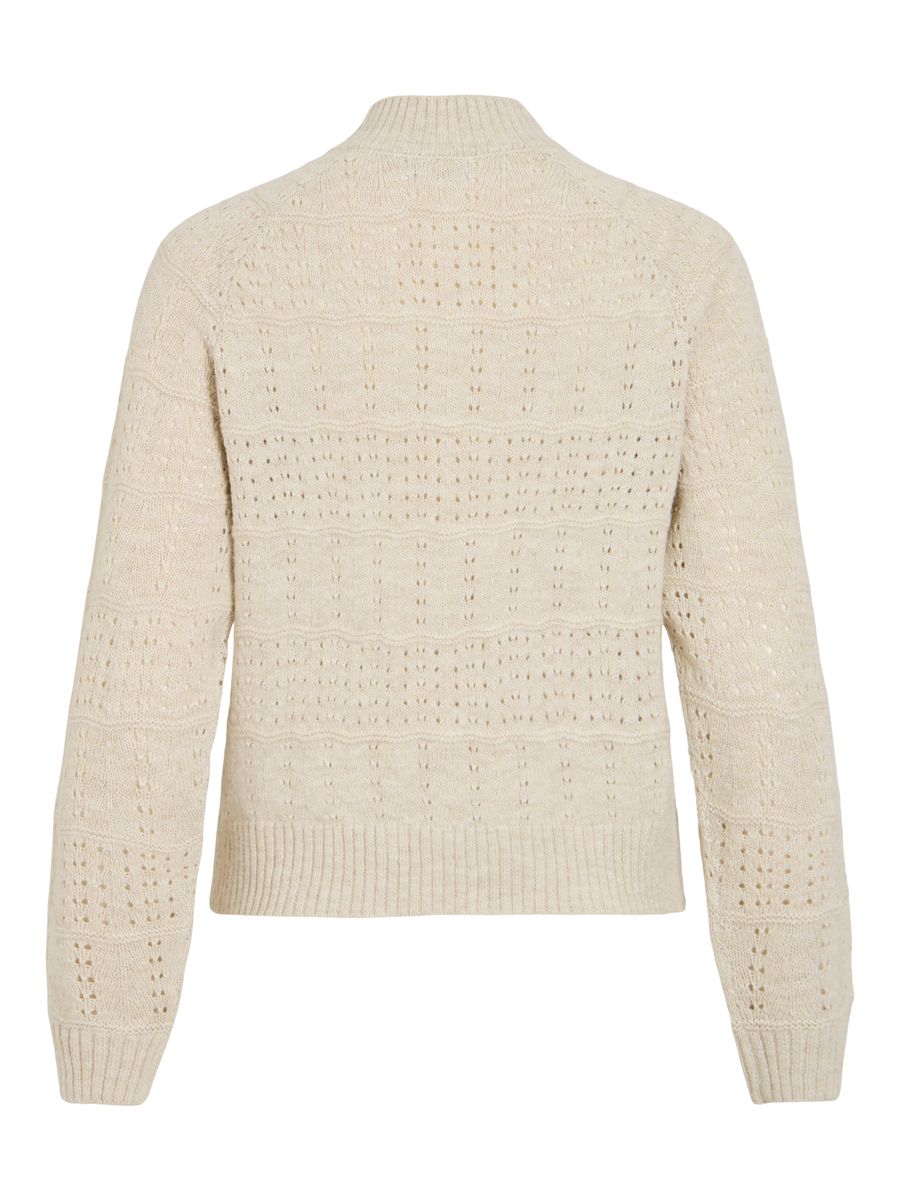 VISAPNA O-NECK L/S KNIT CARDIGAN/PB