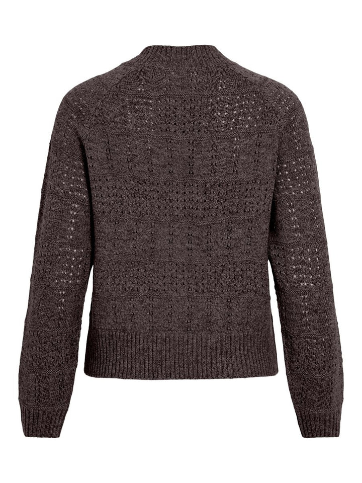 VISAPNA O-NECK L/S KNIT CARDIGAN/PB