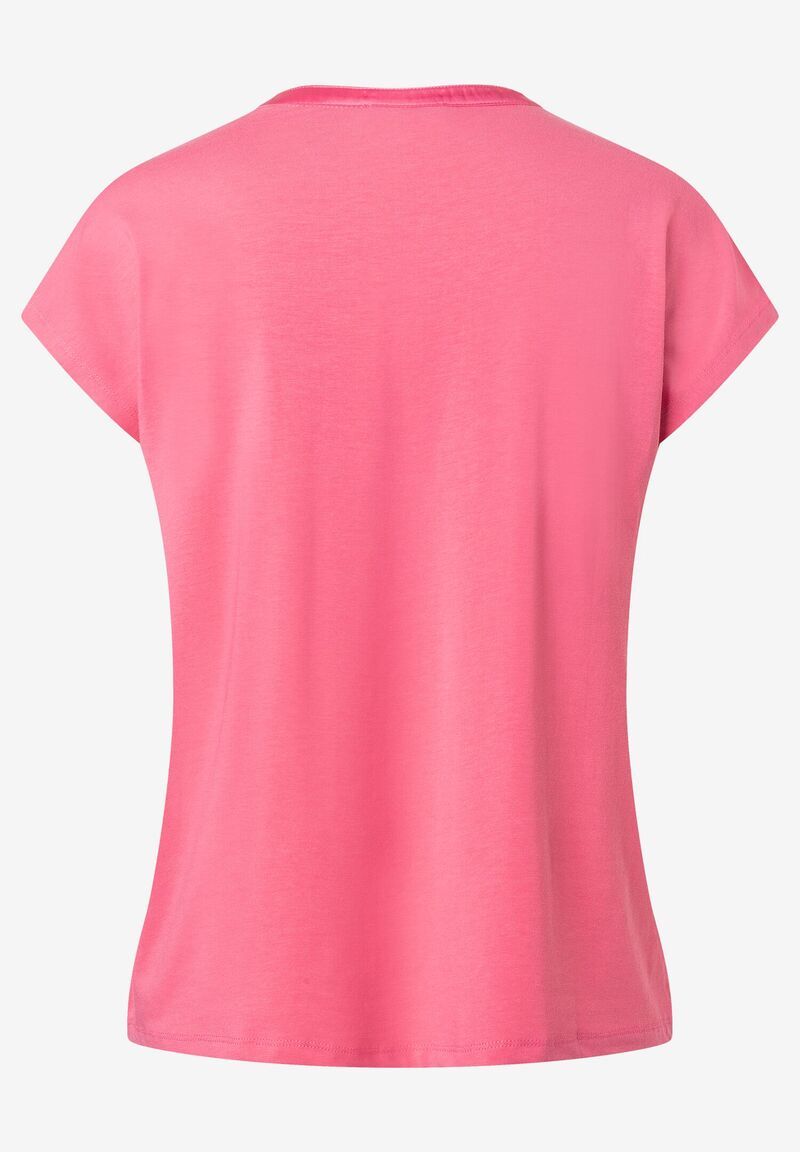 Shirt mit Satinkante  sorbet pink  Sommer-Kollektion