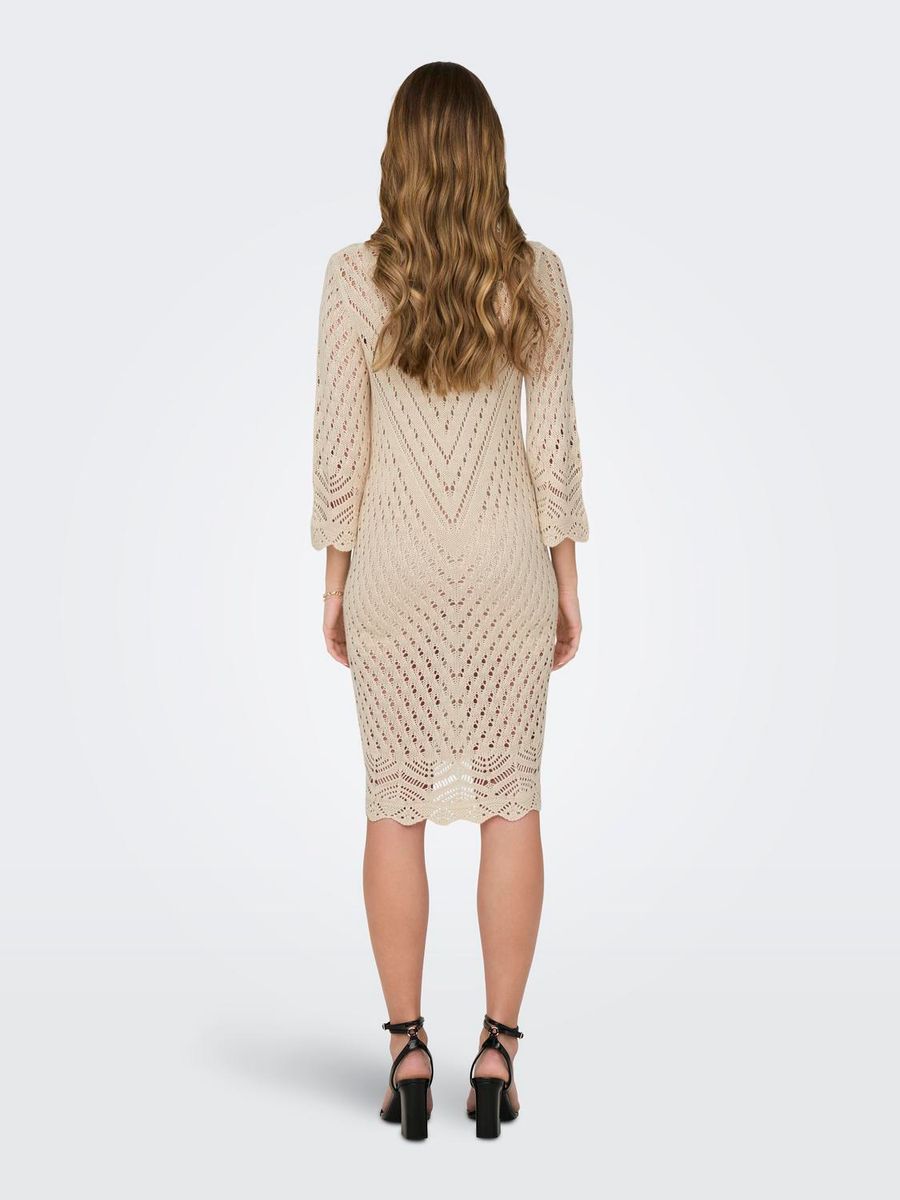 JDYSUN 3/4 V-NECK DRESS KNT