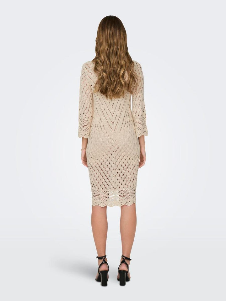 JDYSUN 3/4 V-NECK DRESS KNT