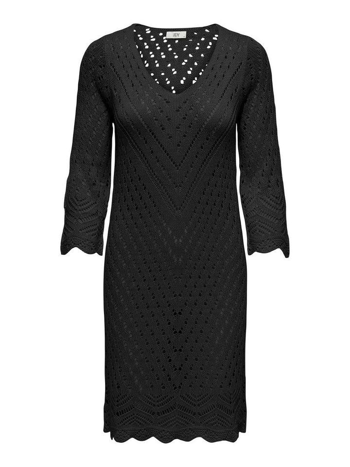 JDYSUN 3/4 V-NECK DRESS KNT