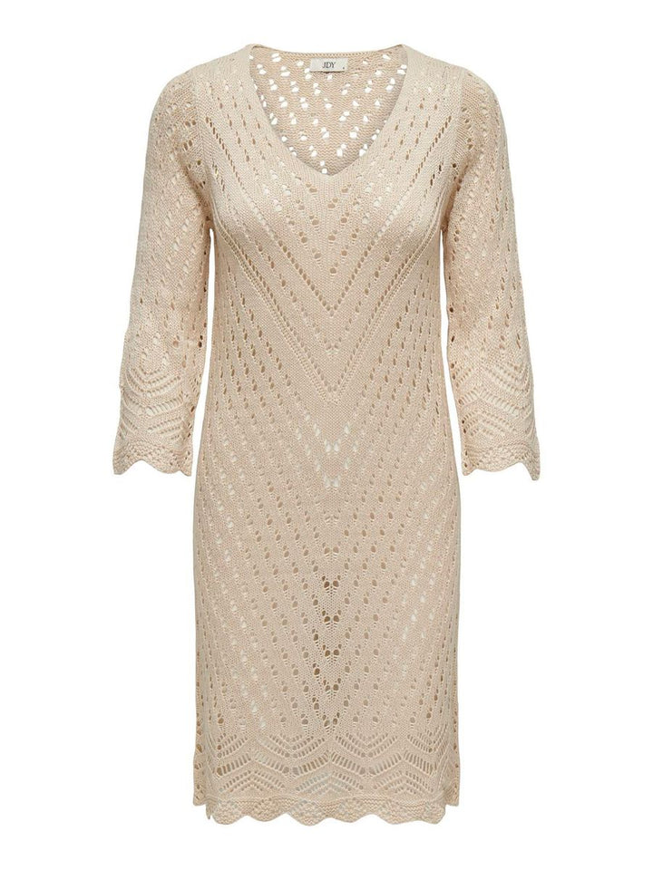 JDYSUN 3/4 V-NECK DRESS KNT