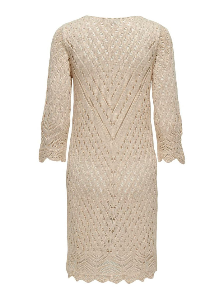 JDYSUN 3/4 V-NECK DRESS KNT