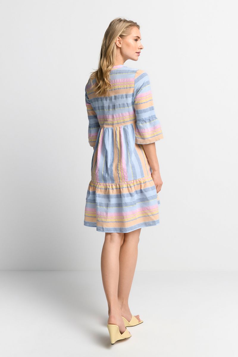 multicolour mini dress organic