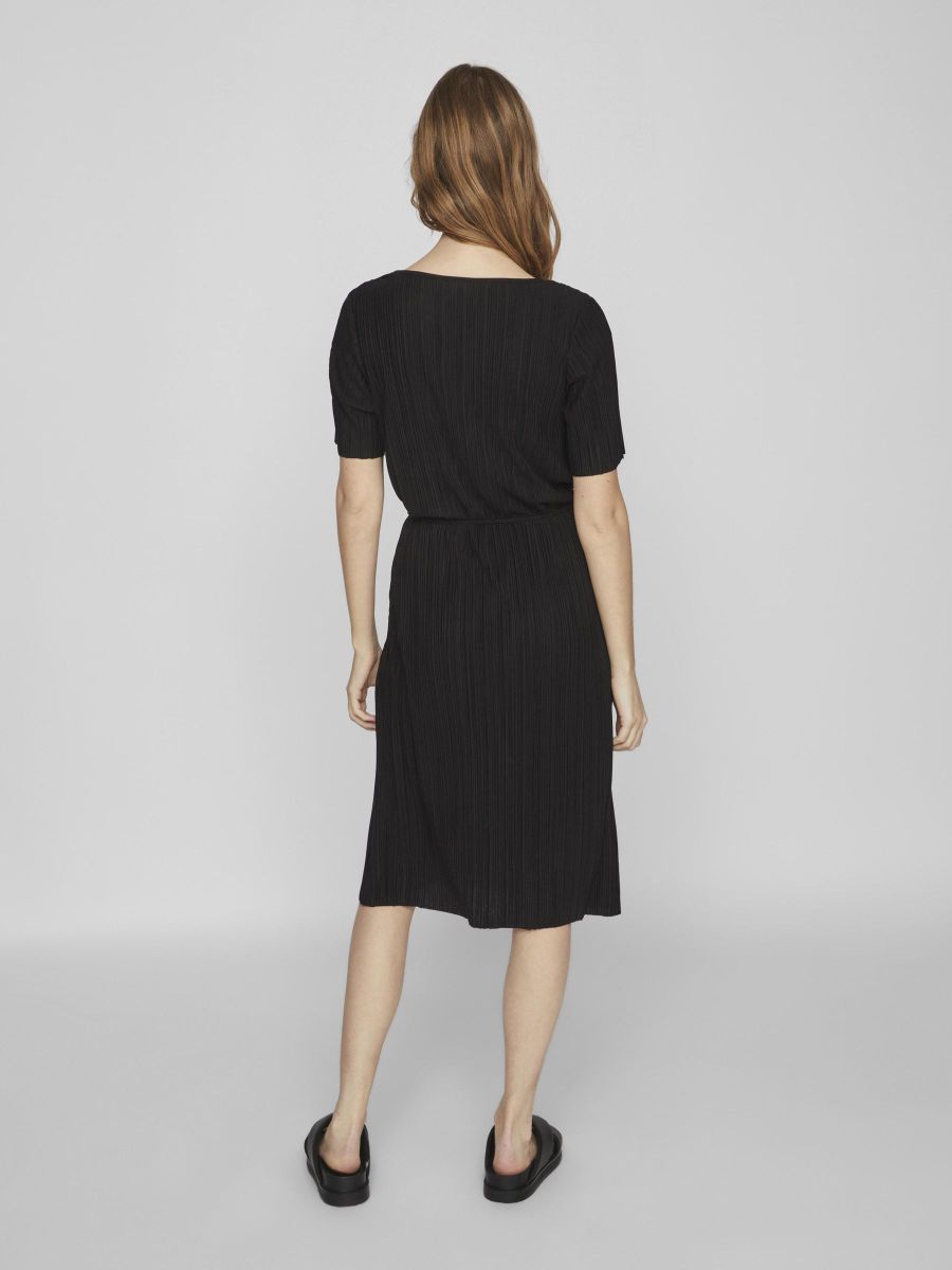 VIPLISA V-NECK S/S DRESS/SU/VOL