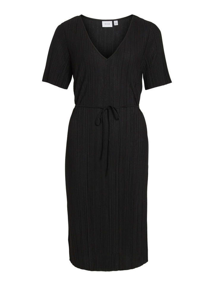 VIPLISA V-NECK S/S DRESS/SU/VOL