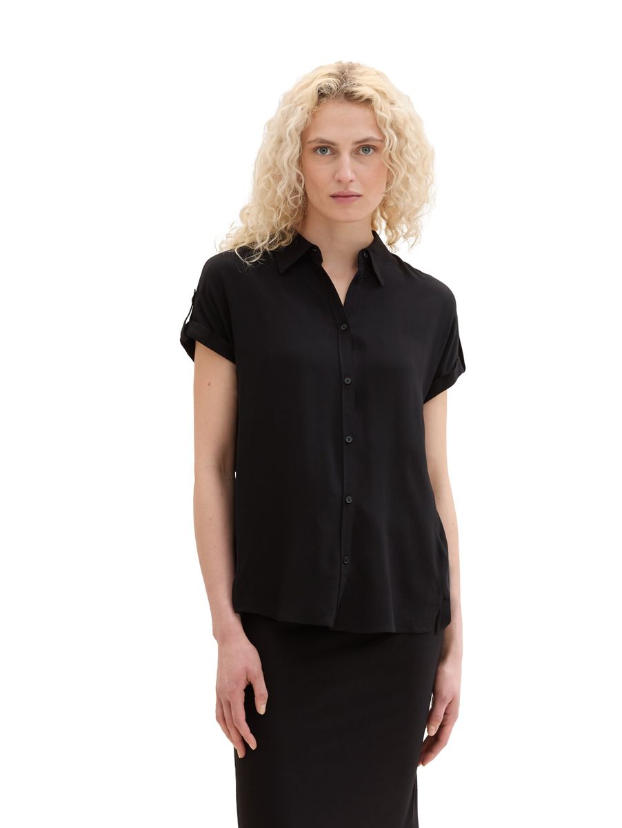 Loose Fit Bluse aus Viskose