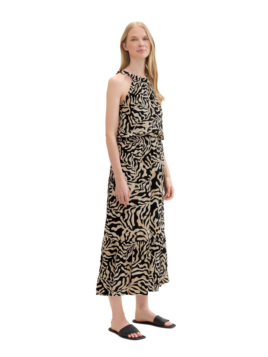 Maxikleid mit Allover-Print