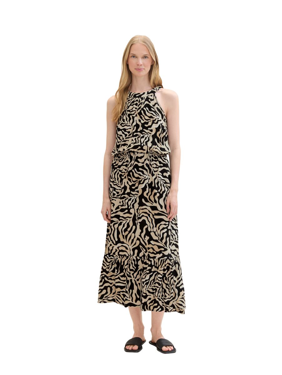 Maxikleid mit Allover-Print