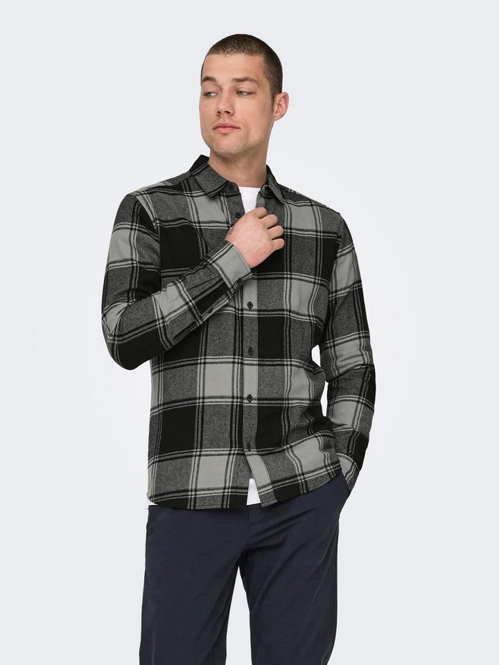 ONSGUDMUND LS CHECKED SHIRT NOOS