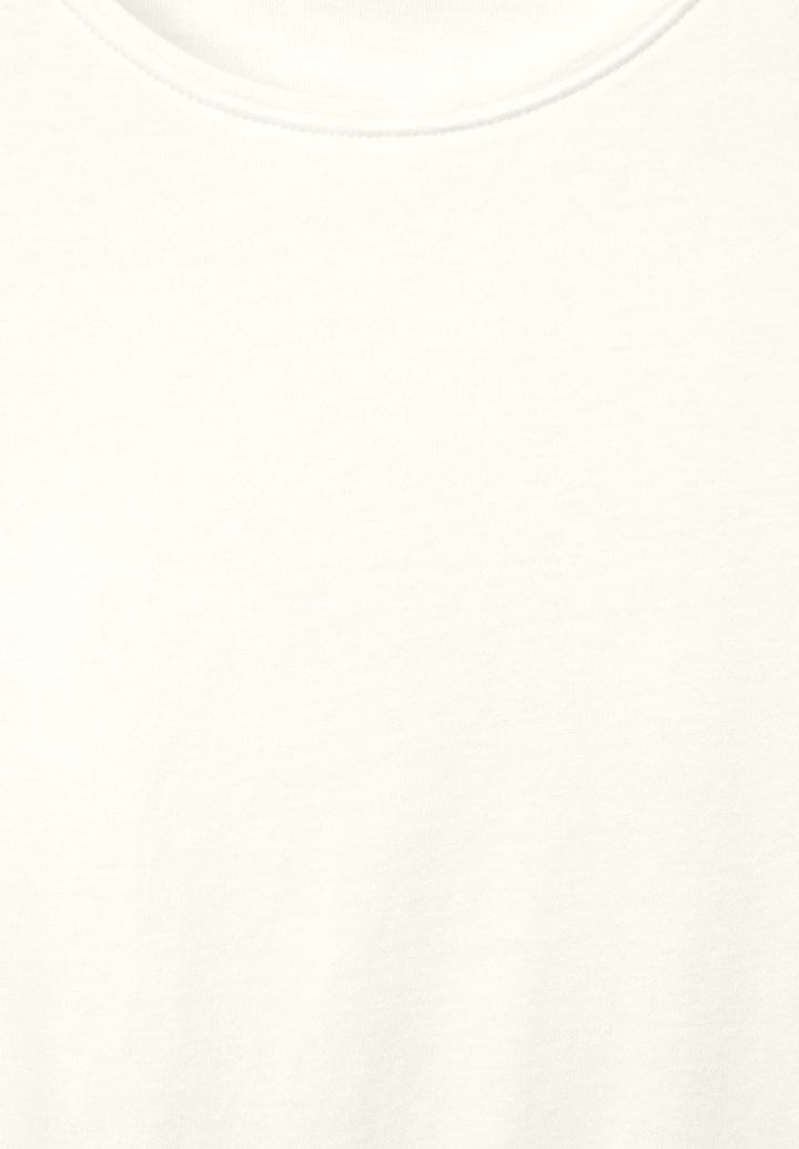 Basic T-Shirt mit Rundhals in Unifarbe
