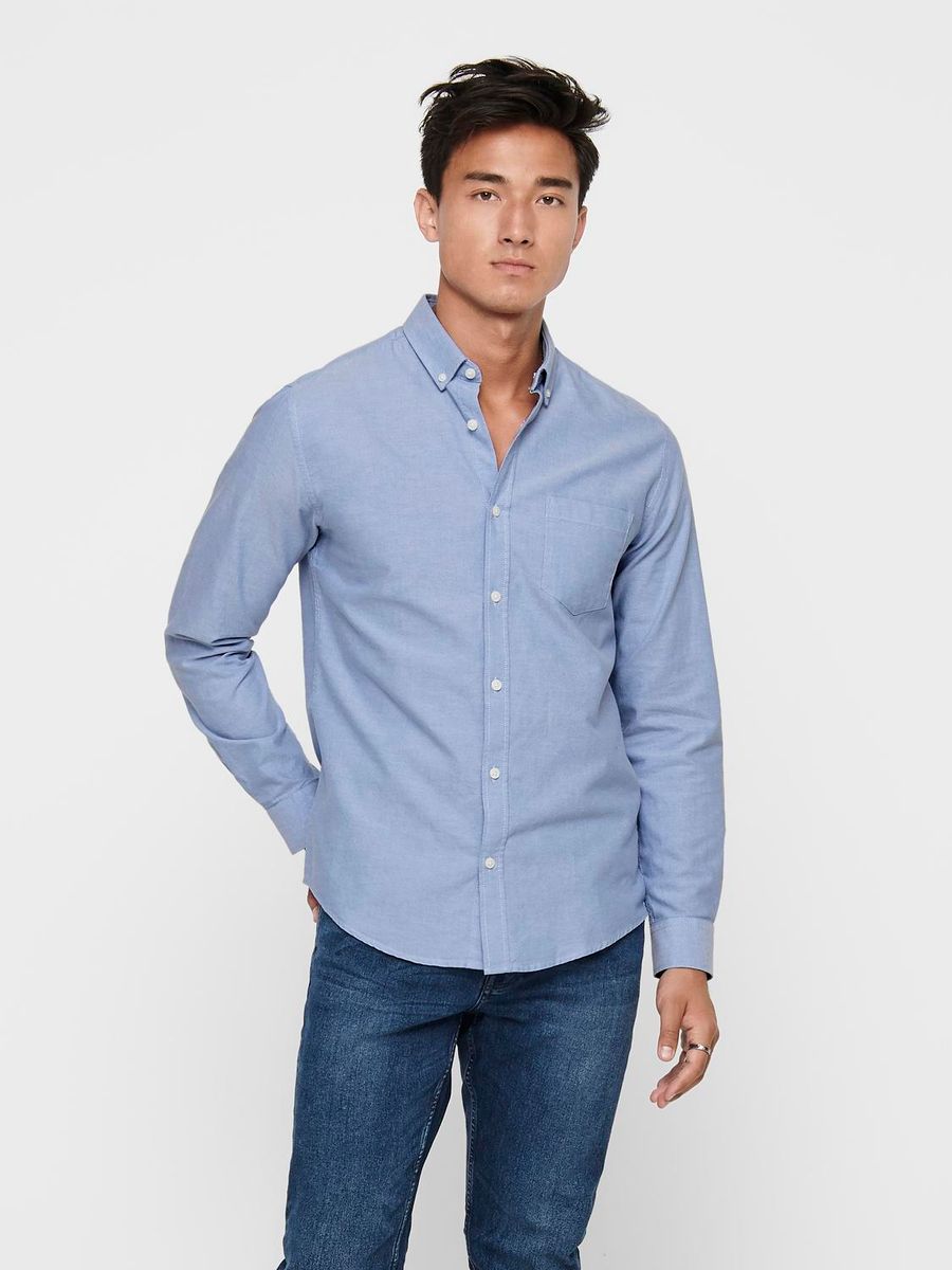 ONSALVARO SLIM LS OXFORD SHIRT NOOS