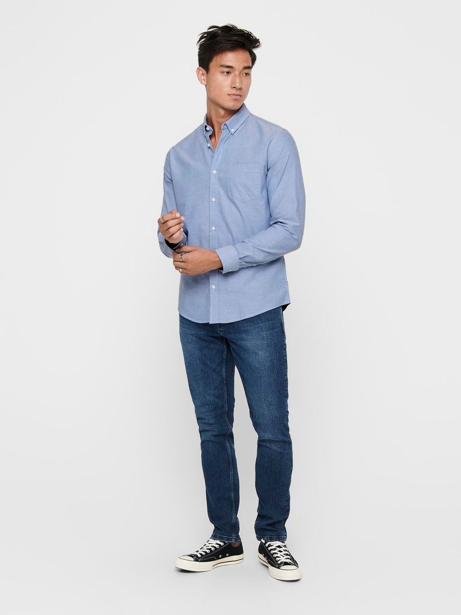 ONSALVARO SLIM LS OXFORD SHIRT NOOS