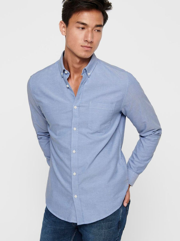 ONSALVARO SLIM LS OXFORD SHIRT NOOS