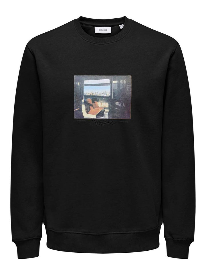 ONSROBERT REG PHOTO CREW NECK SWT VD