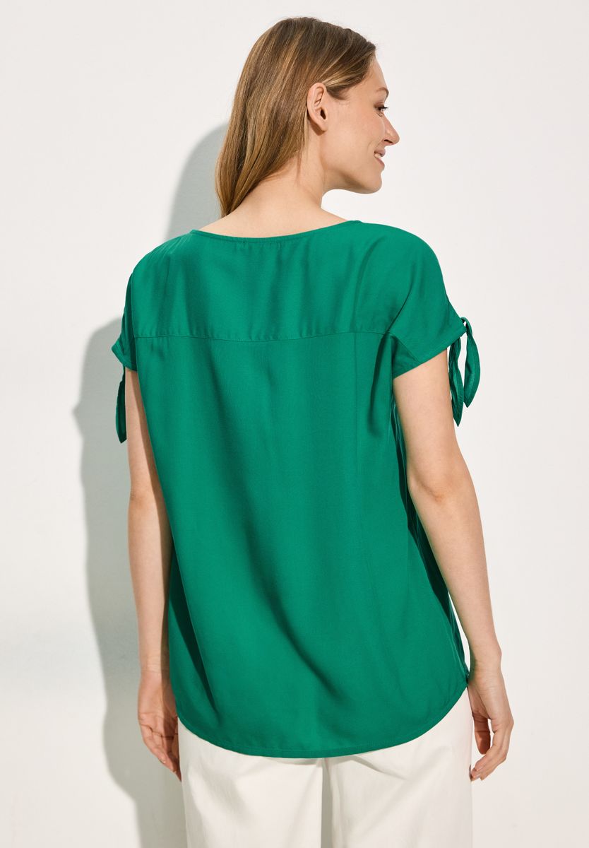 Bluse mit Knotendetail