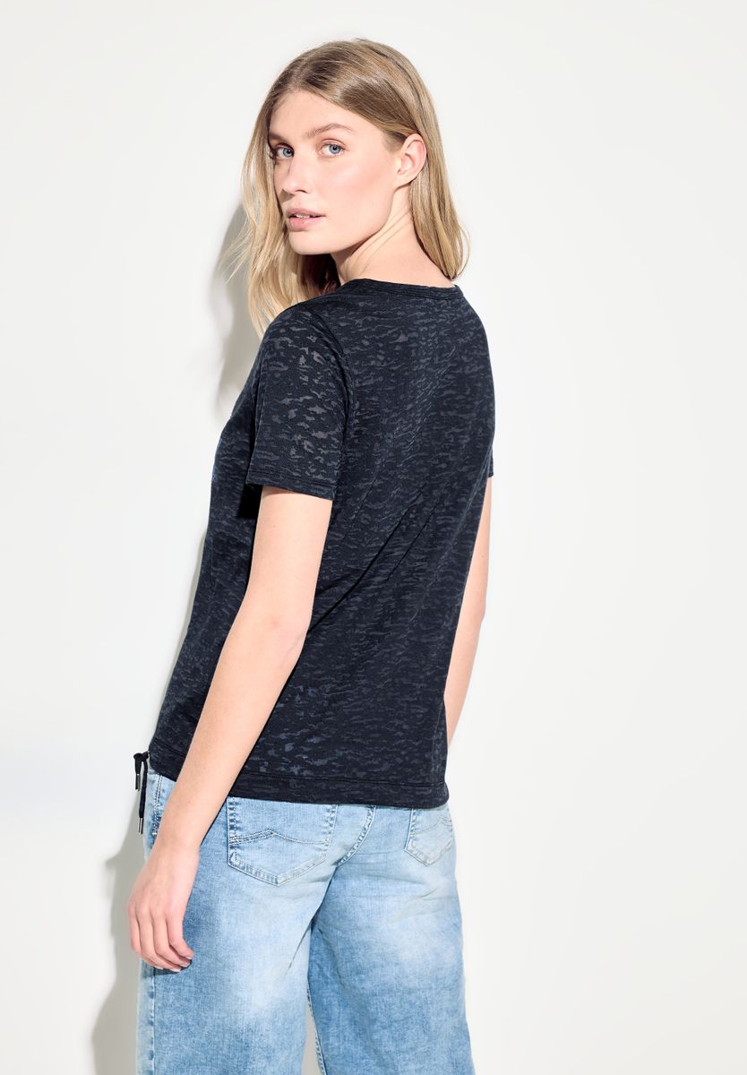 Burn Out T-Shirt mit Print